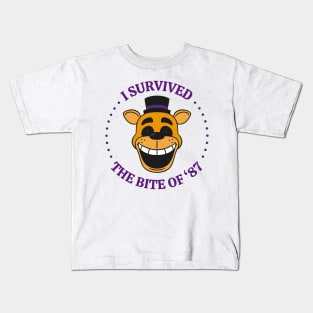 FNAF - Five Nights at Freddy's - the bite of '87 Kids T-Shirt